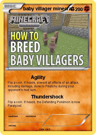 Pokemon baby villager minecraft