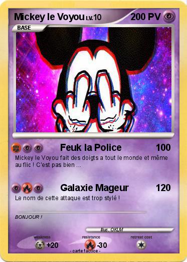 Pokemon Mickey le Voyou