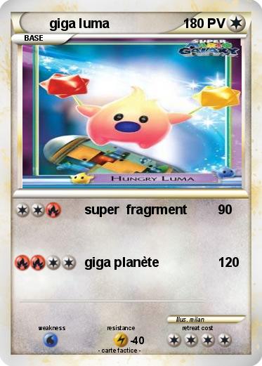 Pokemon giga luma