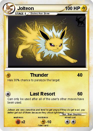 Pokemon Jolteon