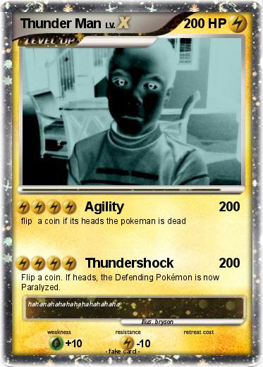Pokemon Thunder Man