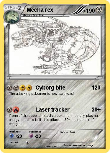 Pokemon Mecha rex