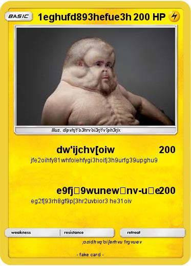Pokemon 1eghufd893hefue3h