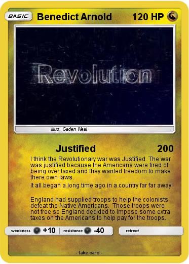 Pokemon Benedict Arnold