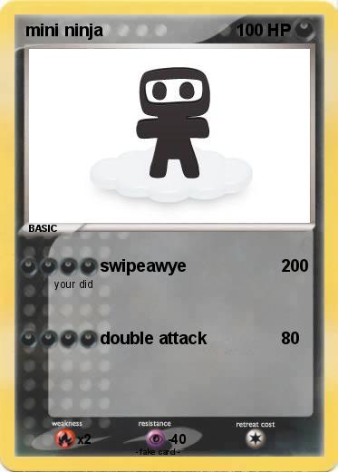 Pokemon mini ninja