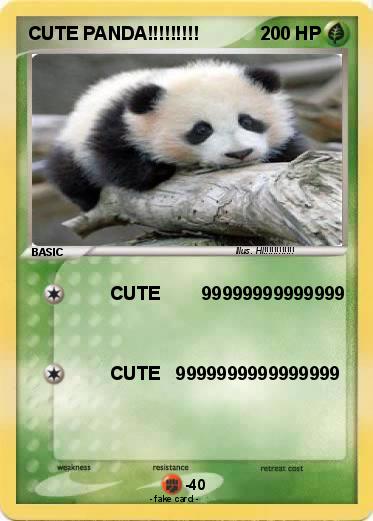 Pokemon CUTE PANDA!!!!!!!!!