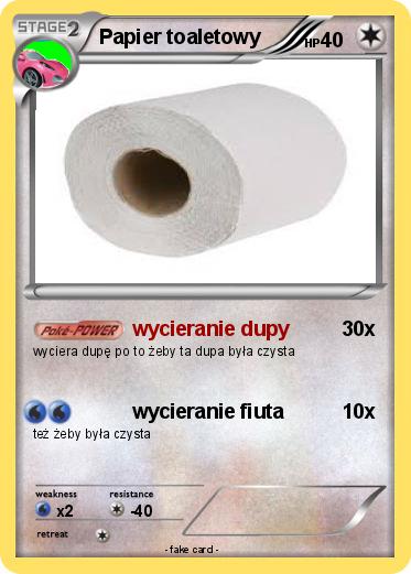 Pokemon Papier toaletowy