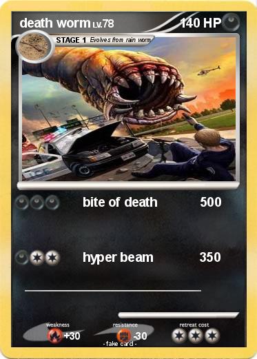 Pokemon death worm