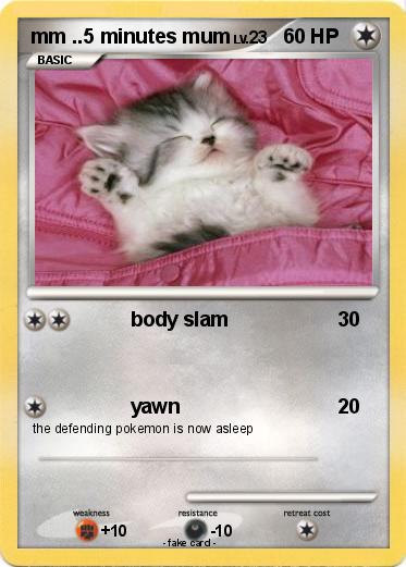 Pokemon mm ..5 minutes mum