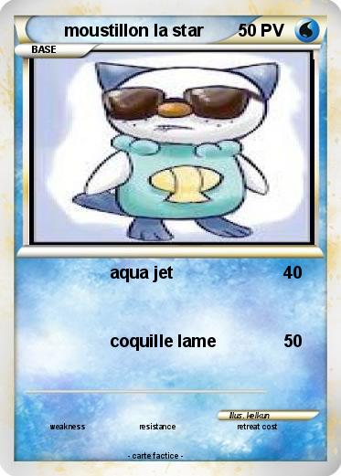 Pokemon moustillon la star
