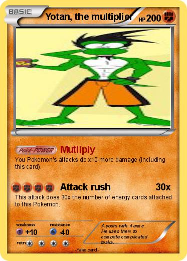 Pokemon Yotan, the multiplier