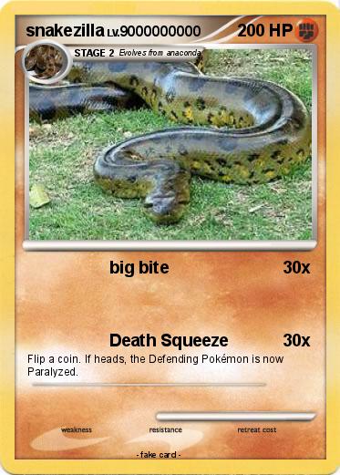 Pokemon snakezilla