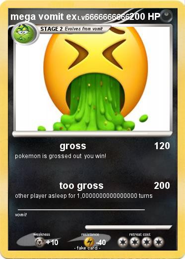 Pokemon mega vomit ex