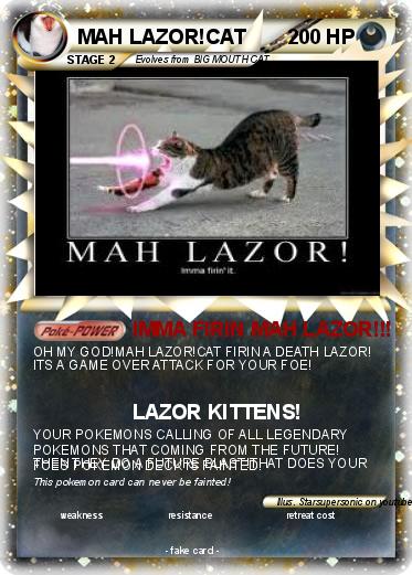 Pokemon MAH LAZOR!CAT
