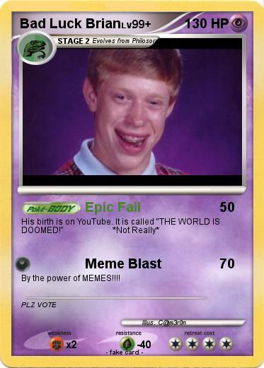 Pokemon Bad Luck Brian