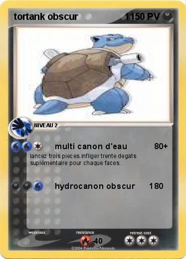Pokemon tortank obscur                  1