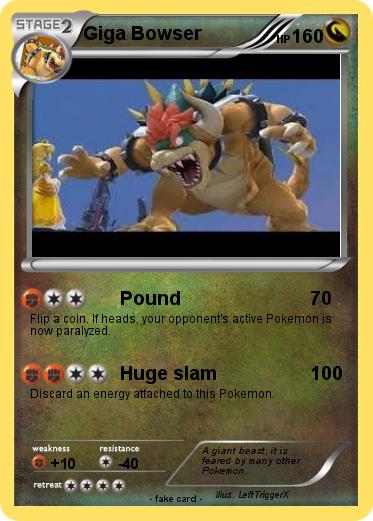 Pokemon Giga Bowser