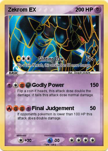 Pokemon Zekrom EX