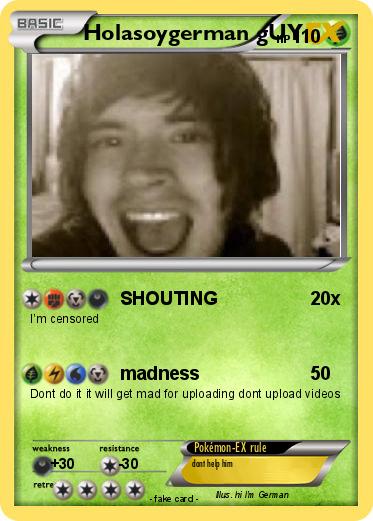 Pokemon Holasoygerman gUY