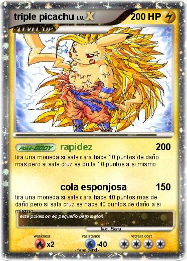 Pokemon triple picachu