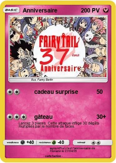 Pokemon Anniversaire