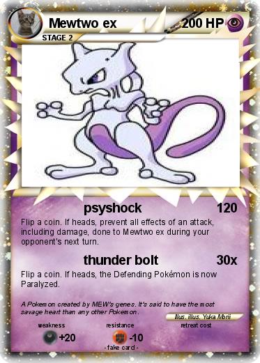 Pokemon Mewtwo ex