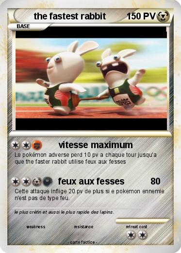 Pokemon the fastest rabbit
