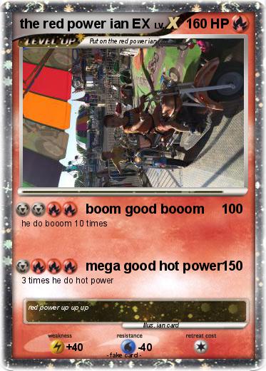 Pokemon the red power ian EX