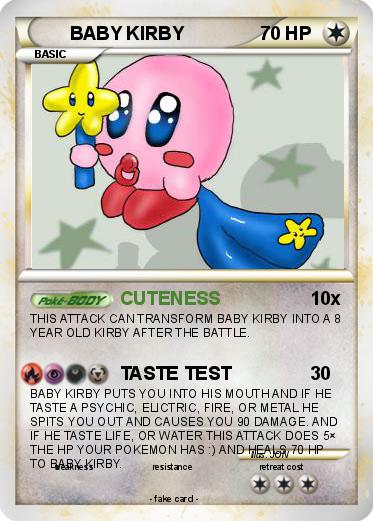 Pokemon BABY KIRBY
