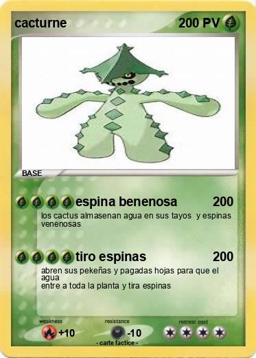 Pokemon cacturne
