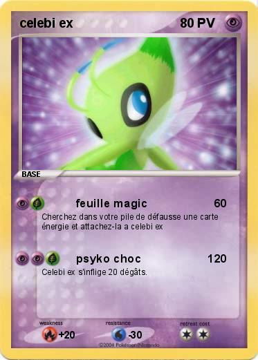 Pokemon celebi ex