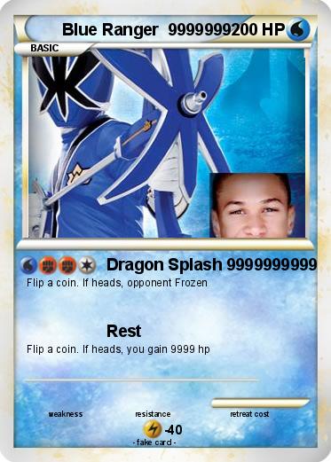 Pokemon Blue Ranger  9999999