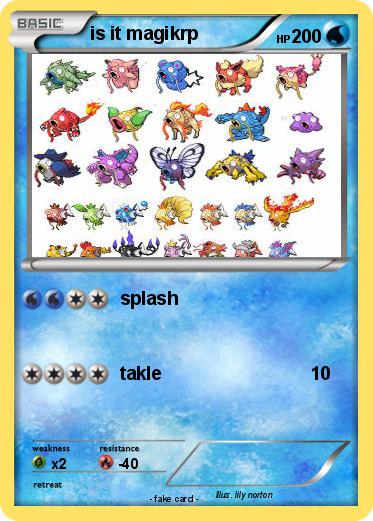 Pokemon is it magikrp