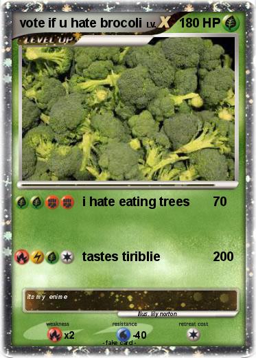 Pokemon vote if u hate brocoli