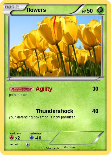 Pokemon flowers