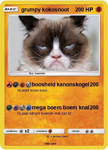 Pokemon grumpy kokosnoot