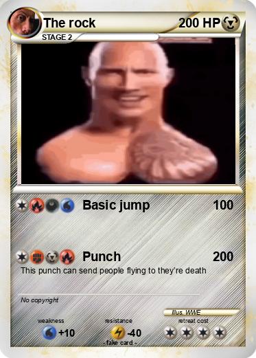 Pokemon The rock