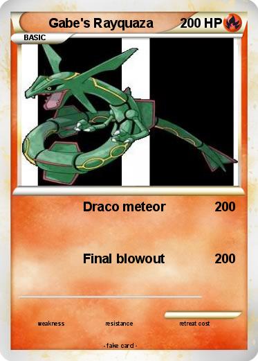 Pokemon Gabe's Rayquaza