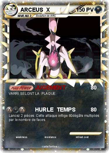 Pokemon ARCEUS  X