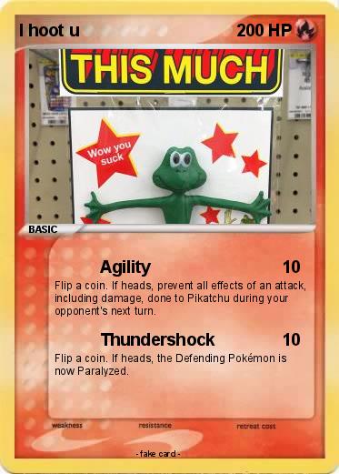 Pokemon I hoot u