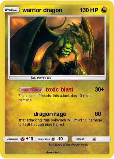 Pokemon warrior dragon
