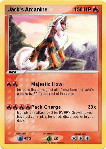 Pokemon Jack's Arcanine