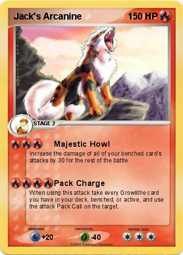 Pokemon Jack's Arcanine