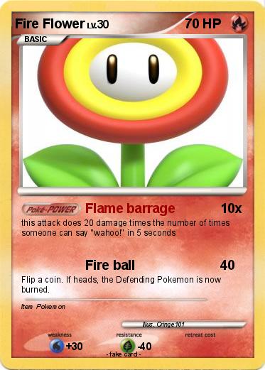 Pokemon Fire Flower