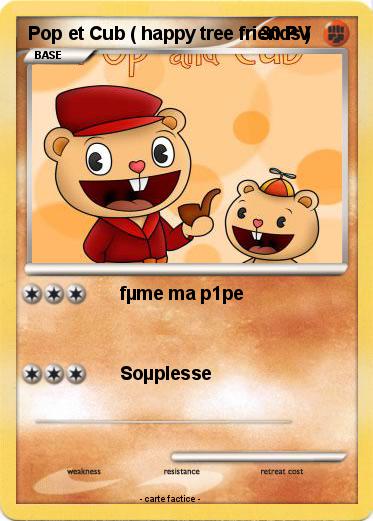 Pokemon Pop et Cub ( happy tree friends )