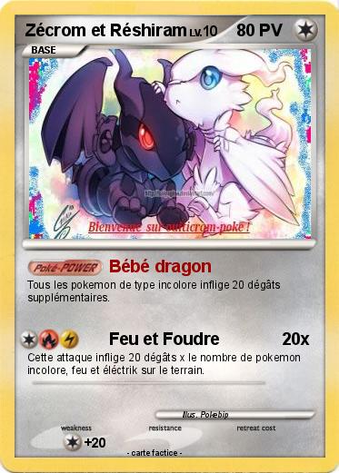 Pokemon Zécrom et Réshiram