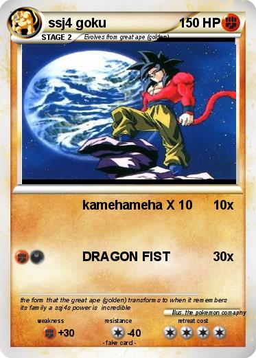 Pokemon ssj4 goku
