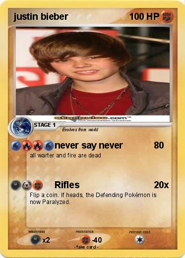 Pokemon justin bieber