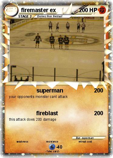 Pokemon firemaster ex