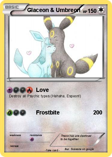 Pokemon Glaceon & Umbreon